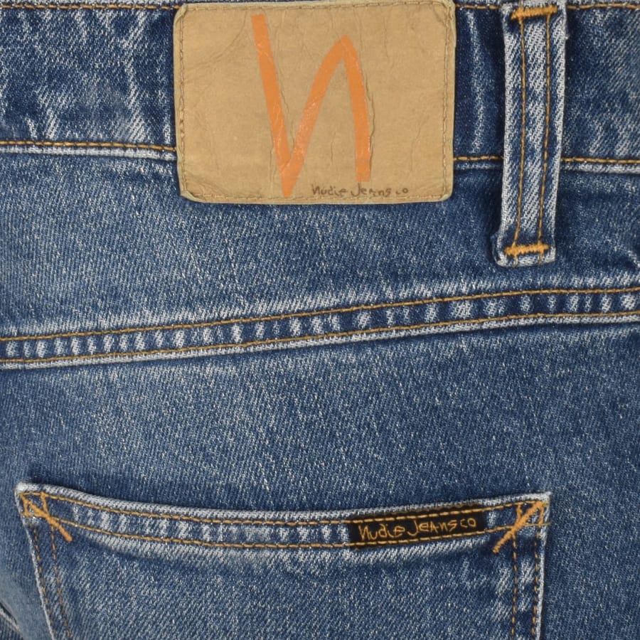 Nudie Jeans Lean Dean Mid Wash Slim Jeans Blue | Mainline Menswear United  States
